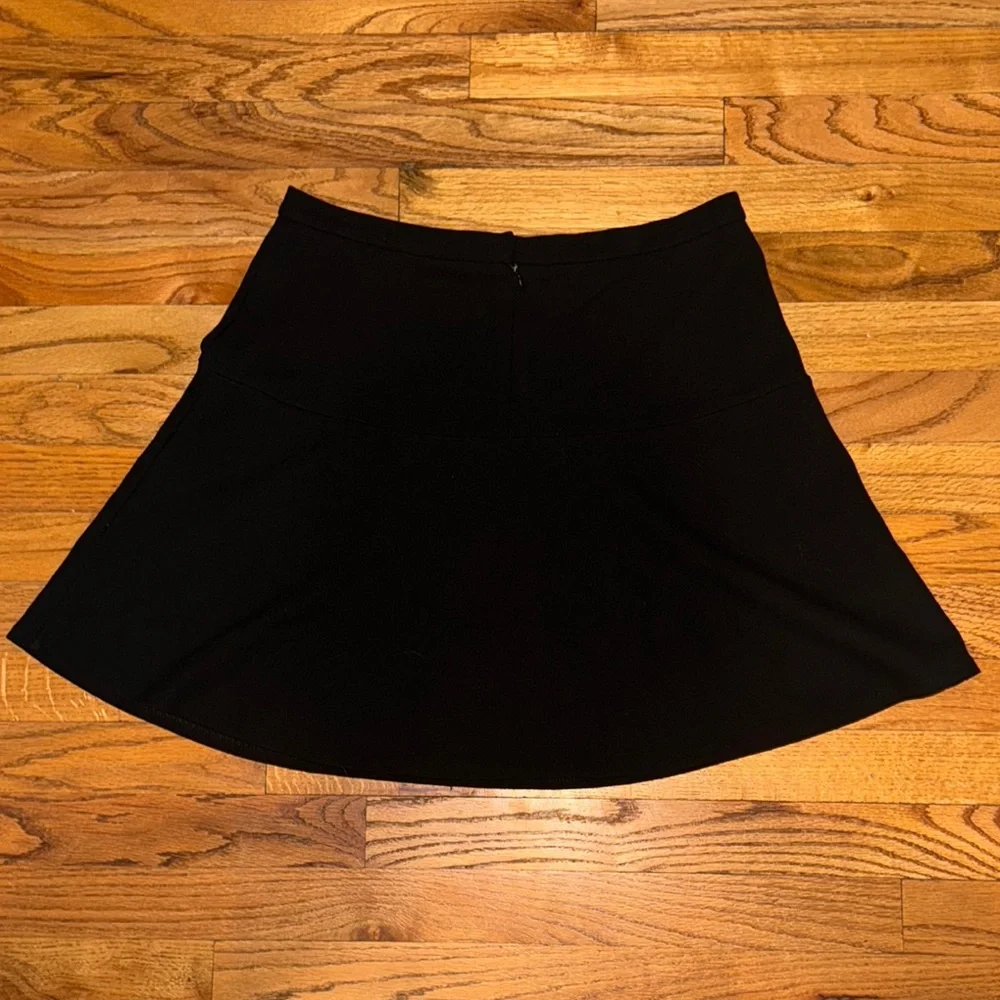 Garnet Hill‎ Womens A-Line Above Knee Black Skirt Size Medium